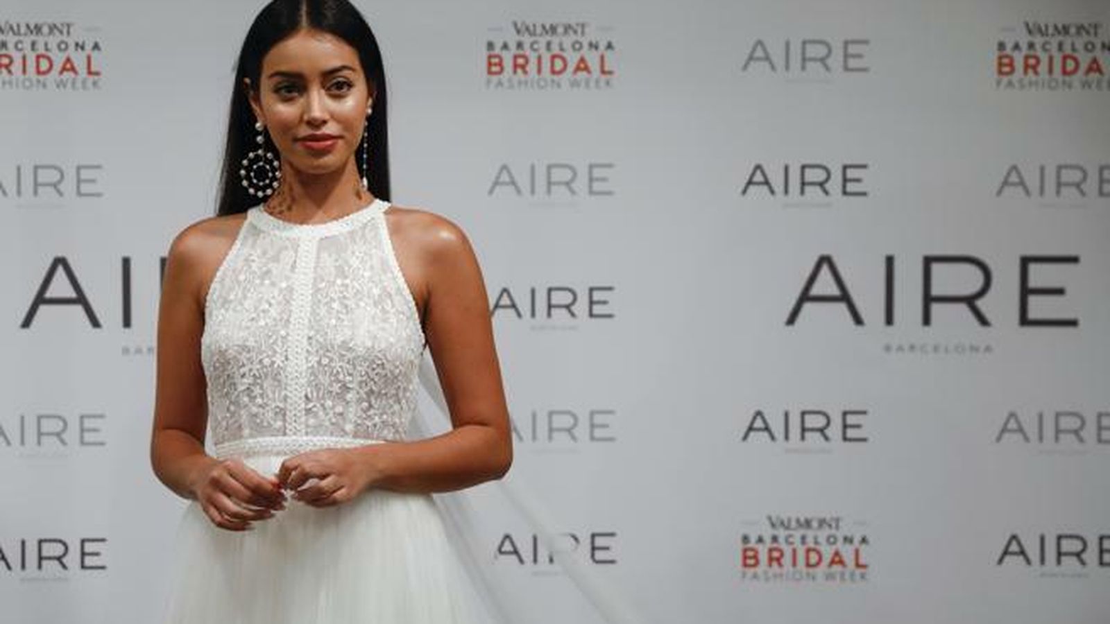 La modelo española Cindy Kimberly, estrella del pase.