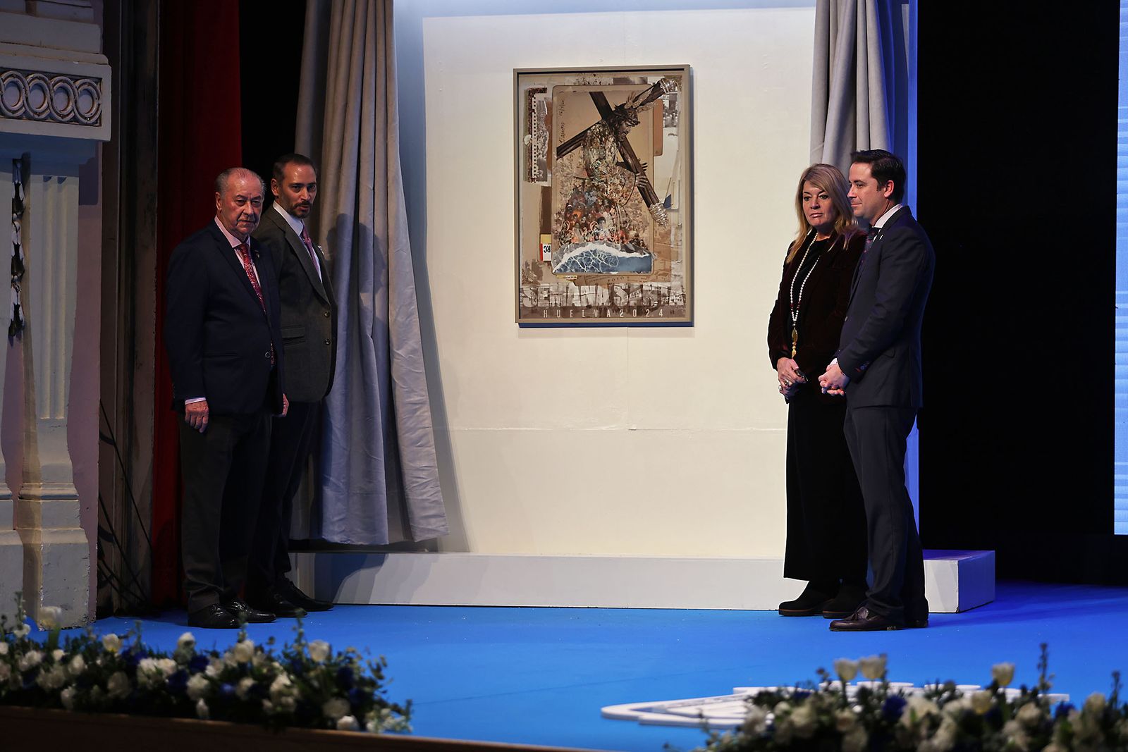 Imágenes de la presentación de la Semana Santa de Huelva 2024