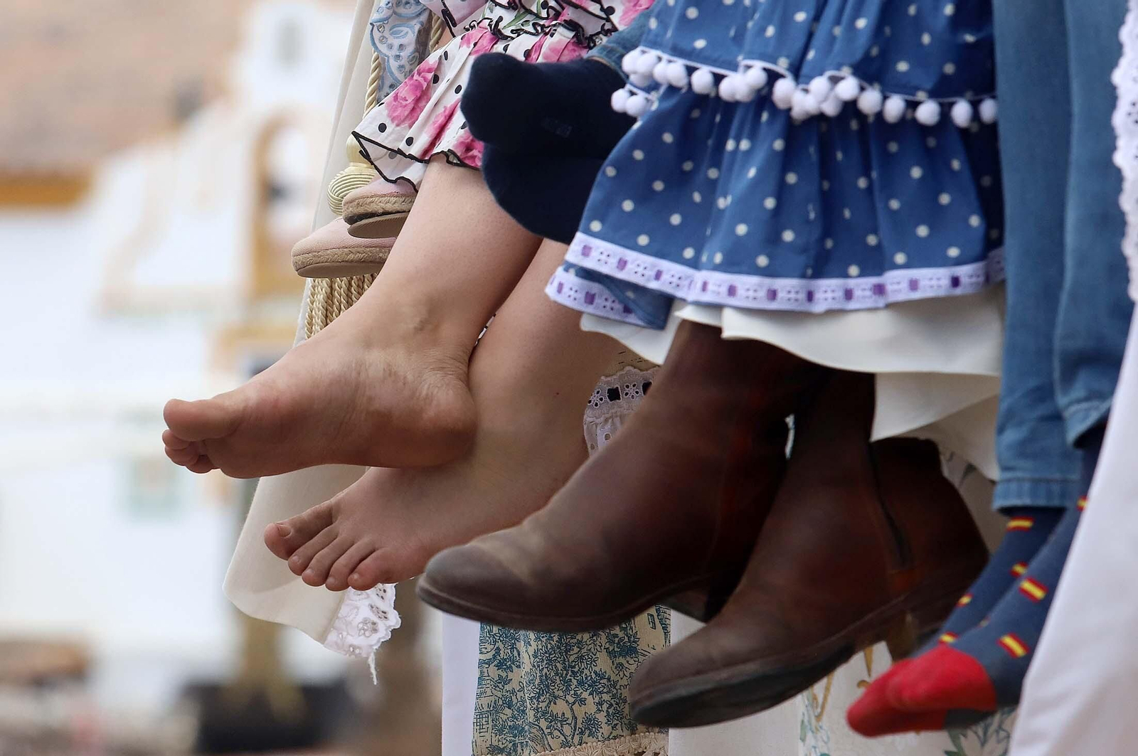 Imágenes del ambiente El Rocío y en Casas de Hermandades