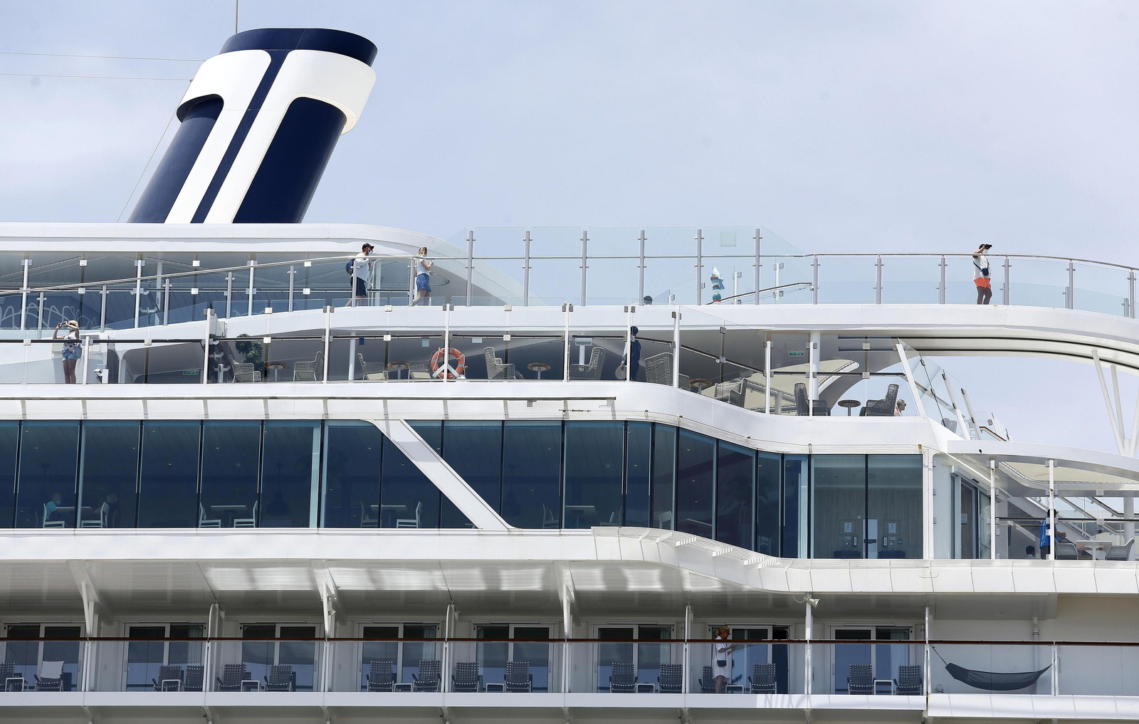 Las fotos del regreso de los cruceros al puerto de Málaga