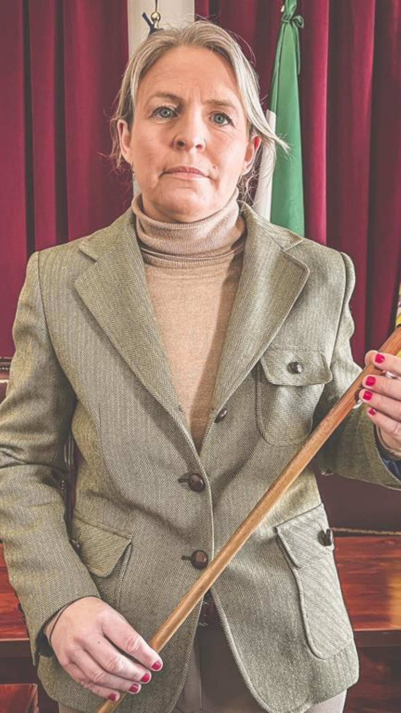 Olivia Venegas (Ciudadanos), en enero de 2022, cuando se convirtió en alcaldesa de Benaocaz. Olivia Venegas (Ciudadanos), en enero de 2022, cuando se convirtió en alcaldesa de Benaocaz.