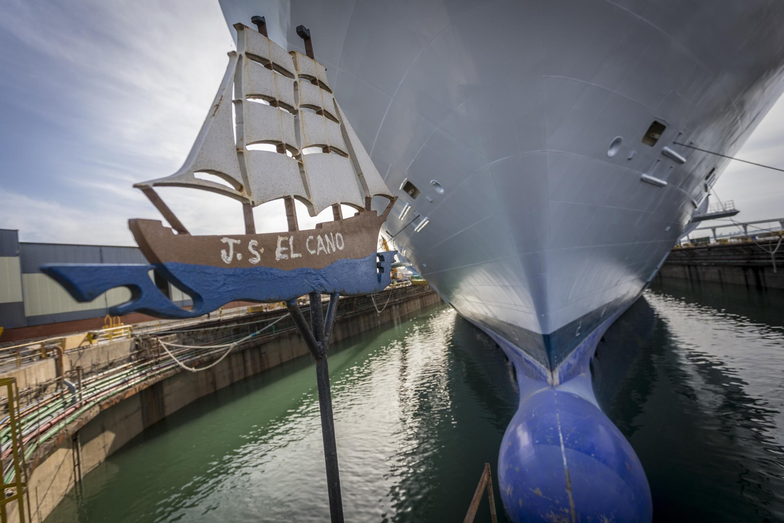 Reparación del 'Oasis of the Seas' en Navantia Cádiz