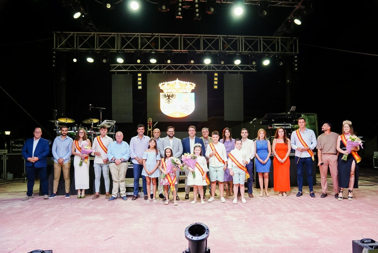 Fernando Giménez durante el pregón de Zurgena