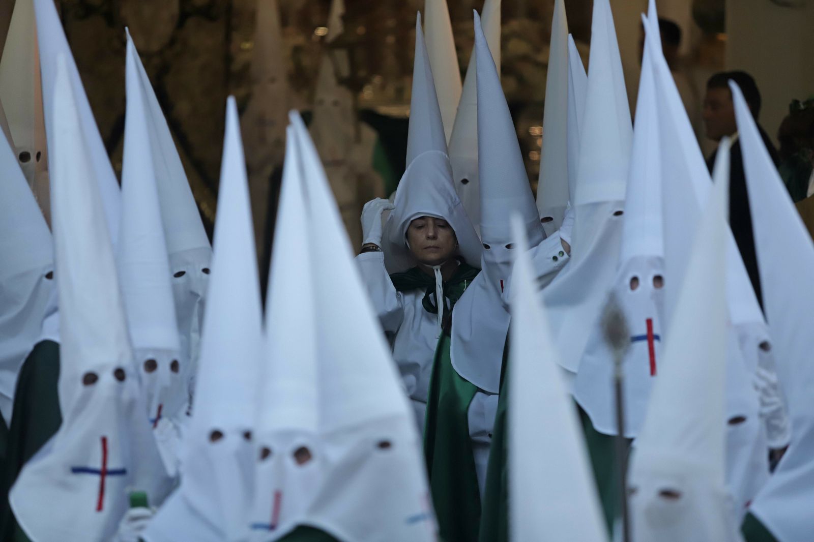 Nazarenos de María Santísima de la Esperanza en Algeciras