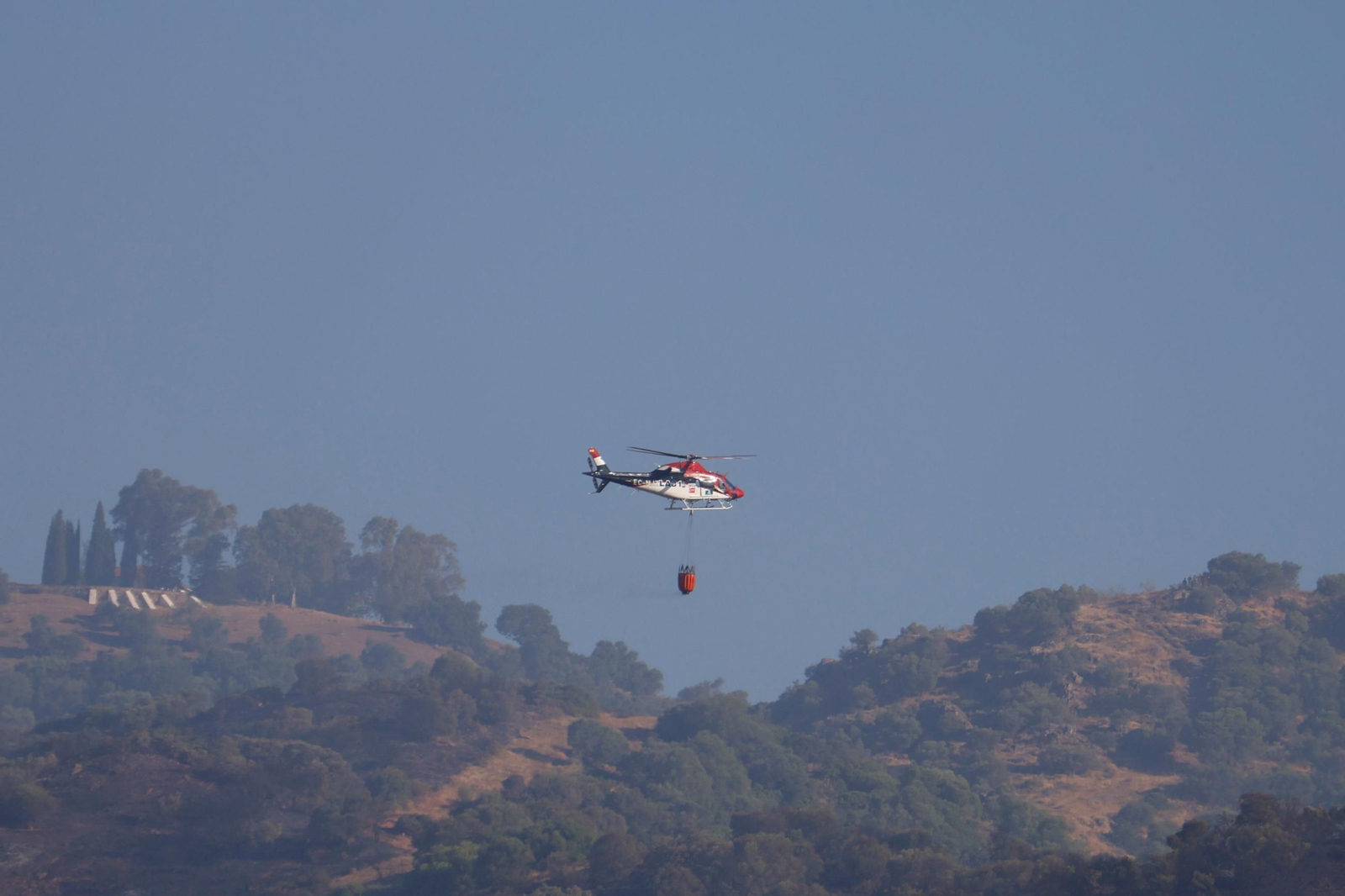 Las imágenes del incendio forestal de la Sierra de Córdoba