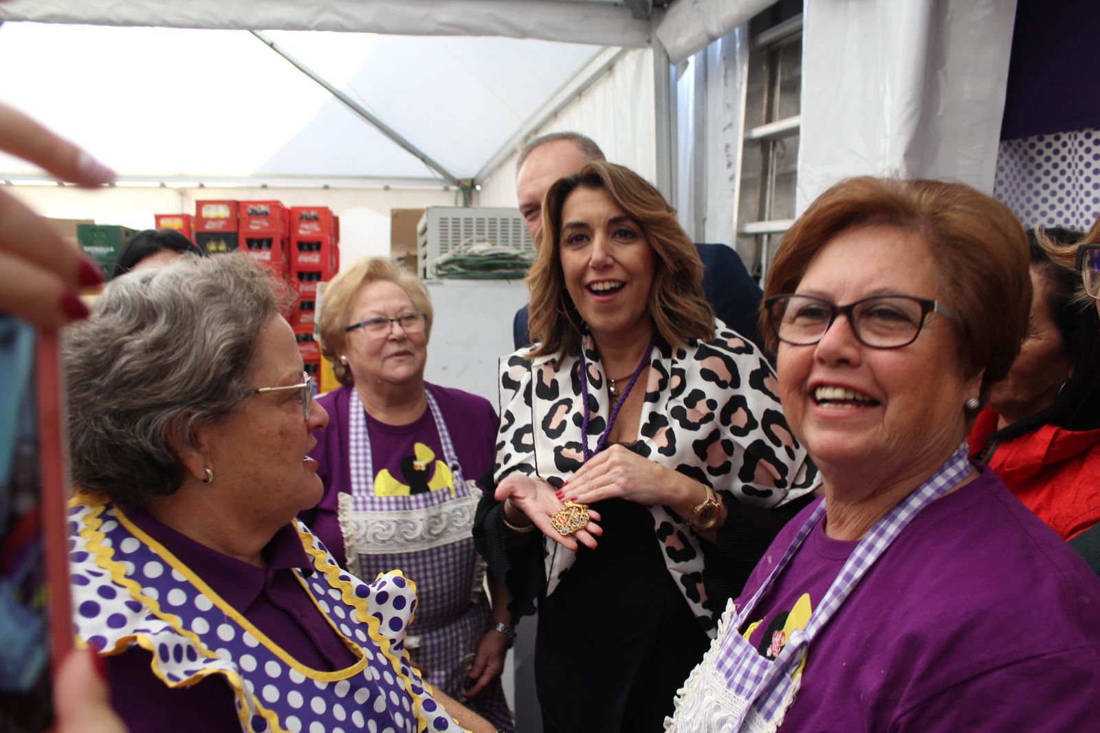 Susana Díaz visita la Feria de Cuevas del Almanzora