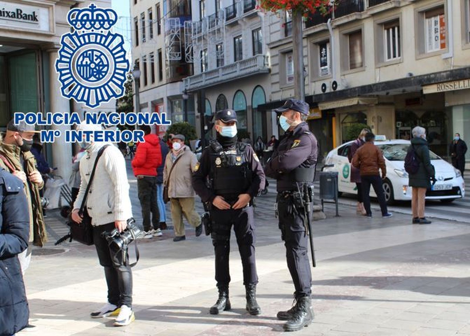 Una patrulla ciudadana de la Policía Nacional.