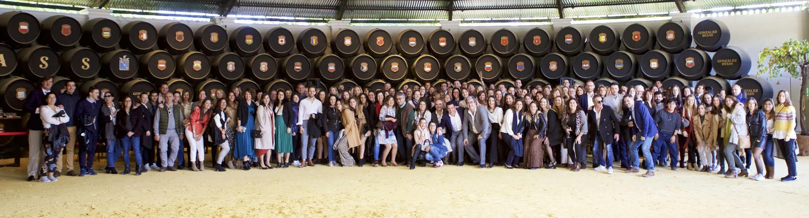 Foto de familia de algunos de los participantes del IV Congreso Oftalvist en Jerez.