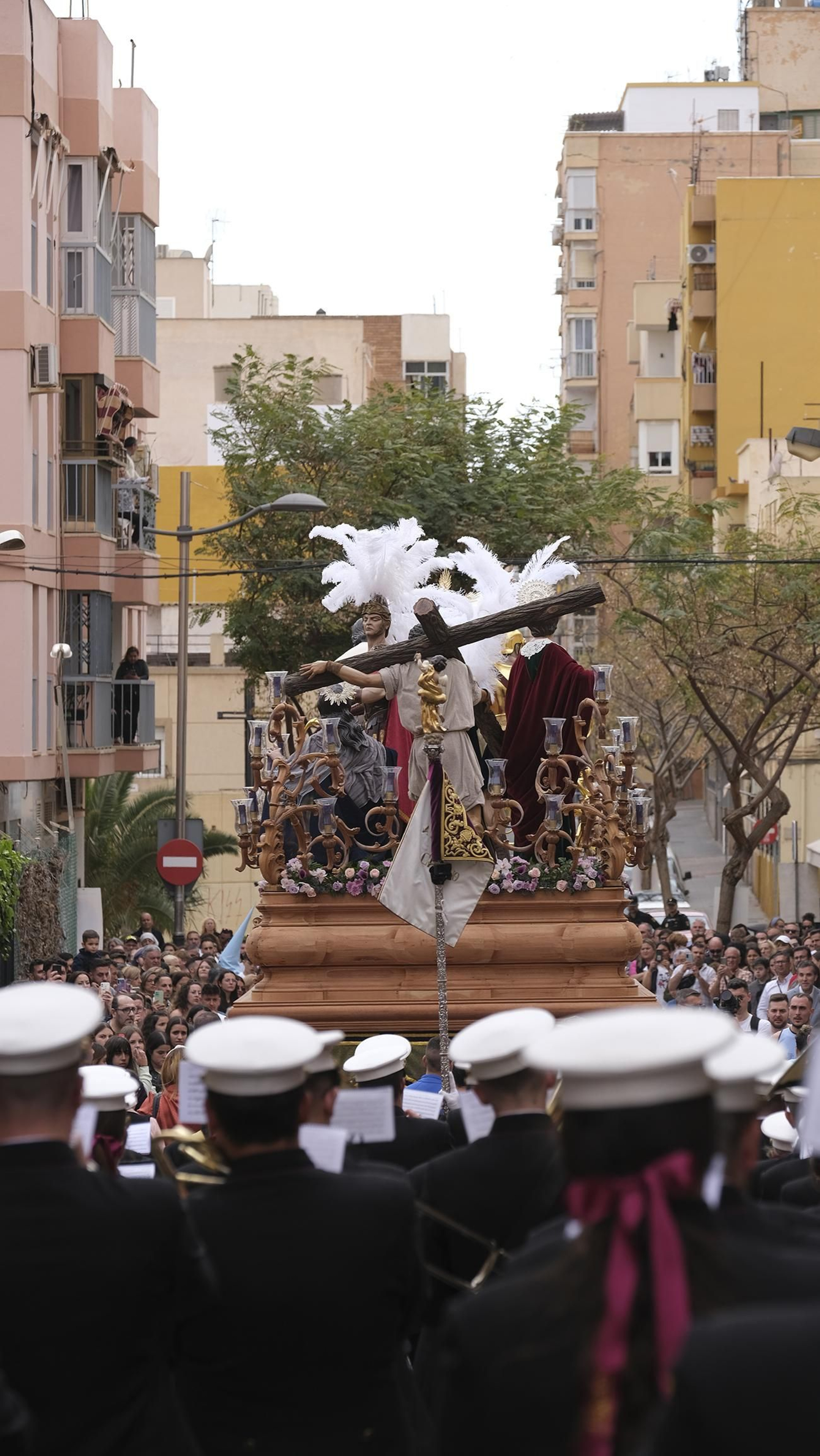 La procesión de Los Ángeles en Almería, en imágenes