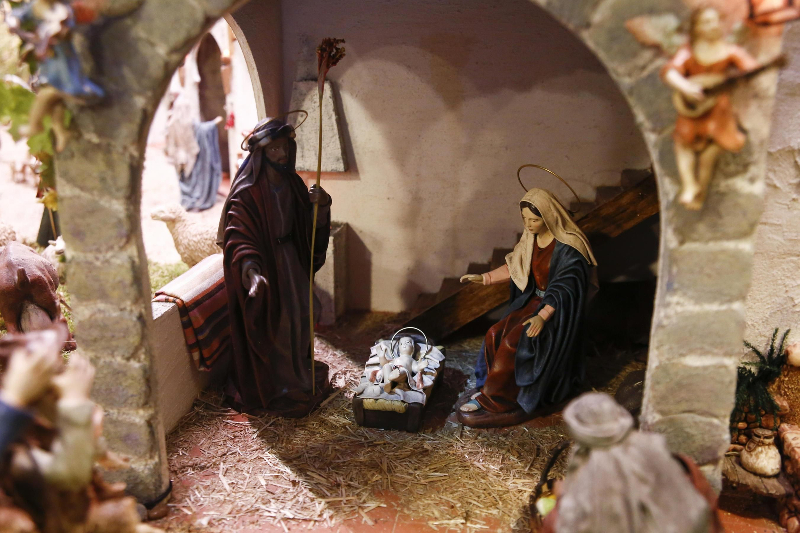 Imágenes de los belenes premiados de Granada.