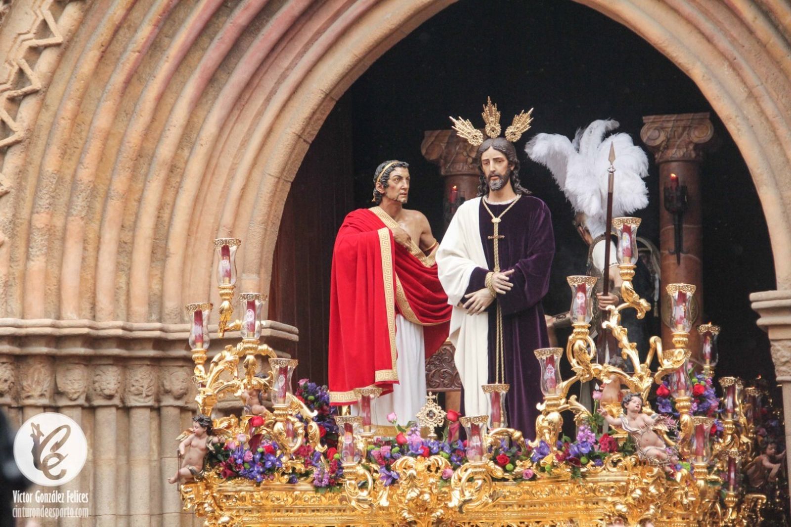 El Cautivo de Torreblanca saliendo en el Vía Crucis de la Fe