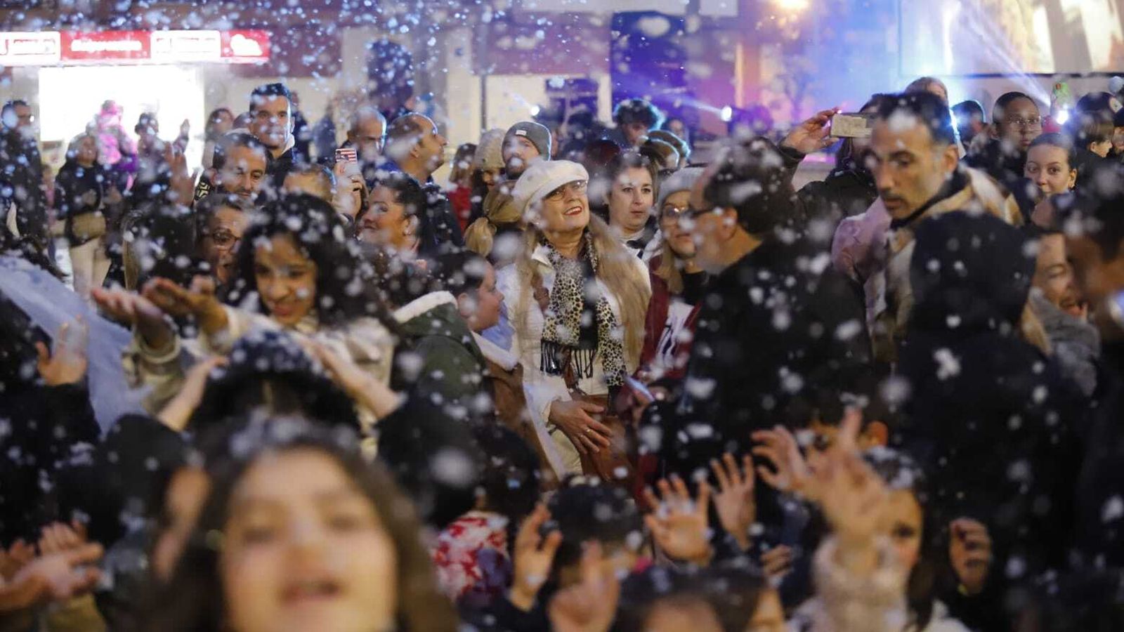 Momento de la nevada