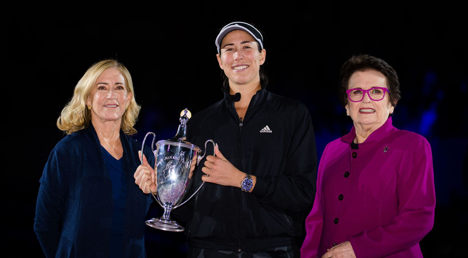 La celebración de Muguruza como 'maestra' del tenis