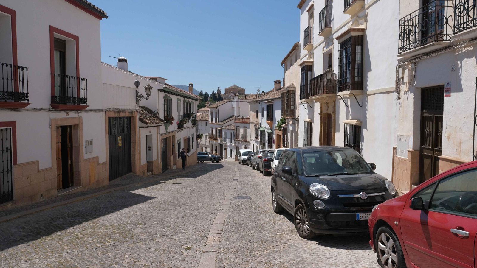 Calle Santa Cecilia en el barrio de Padre Jesús