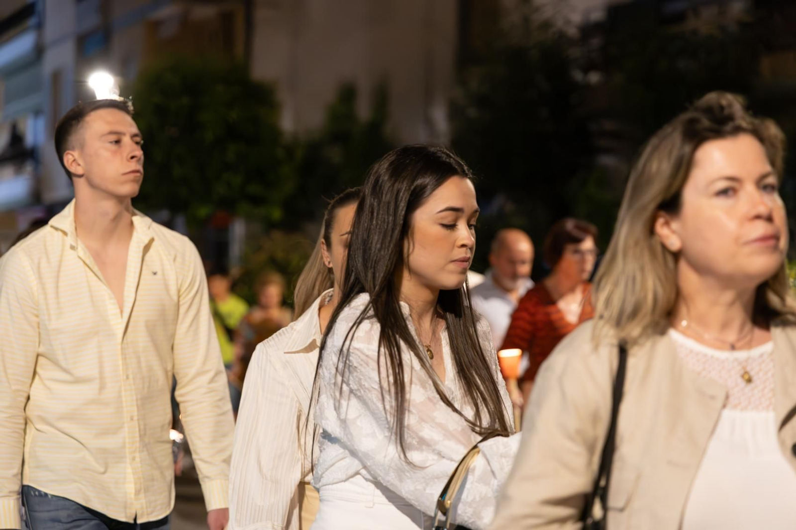 Santa Ana, patrona de Torredelcampo, recibe el bastón de mando como Alcaldesa Perpetua.
