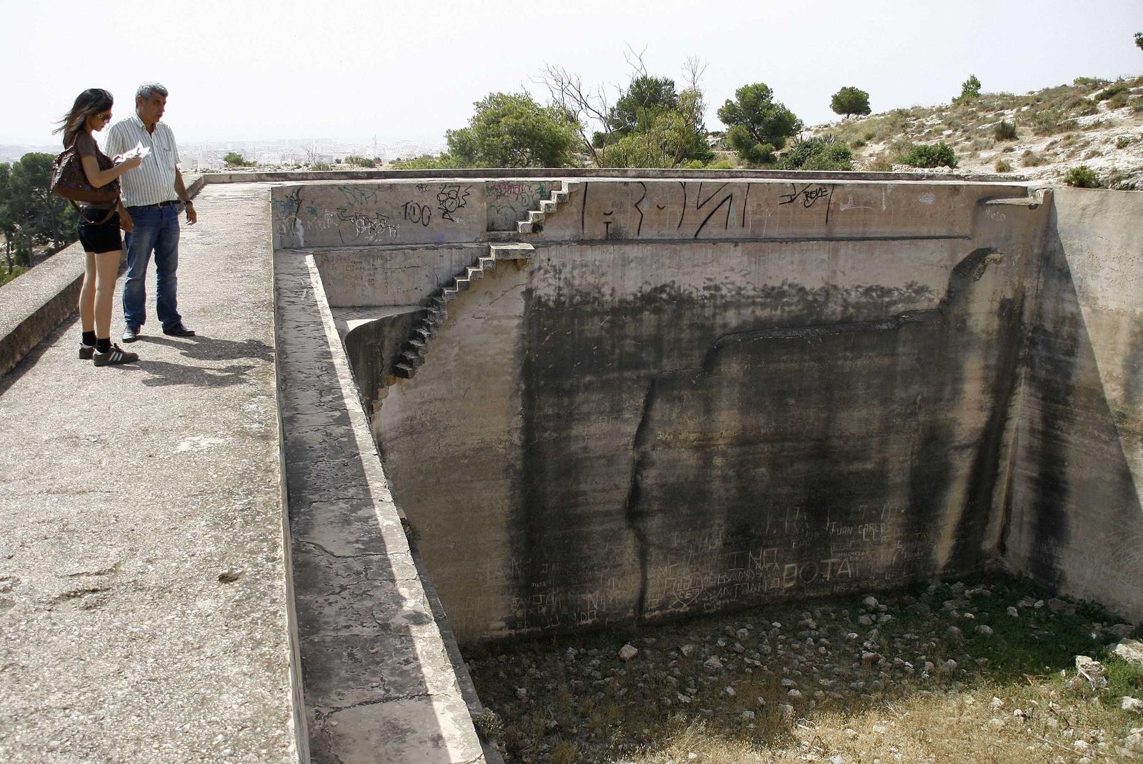 Balsa de los 100 escalones de La Molineta.