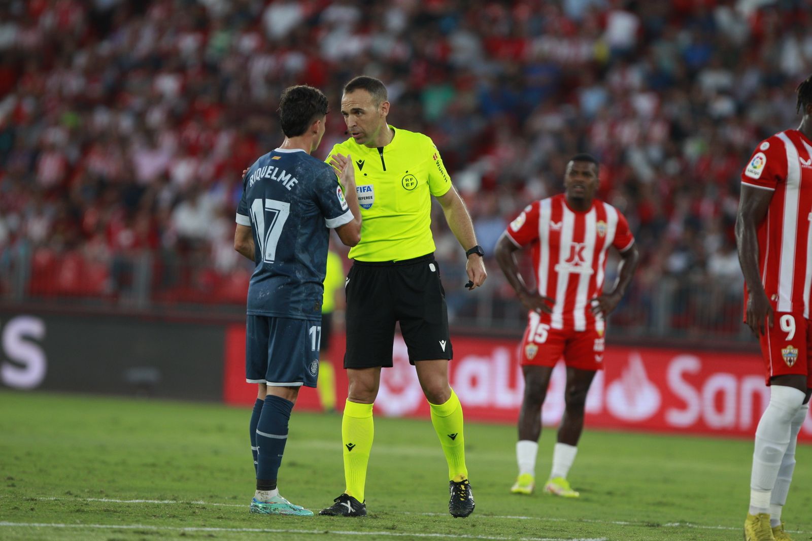 Imágenes del partido de fútbol U.D. Almería-Girona F.C.