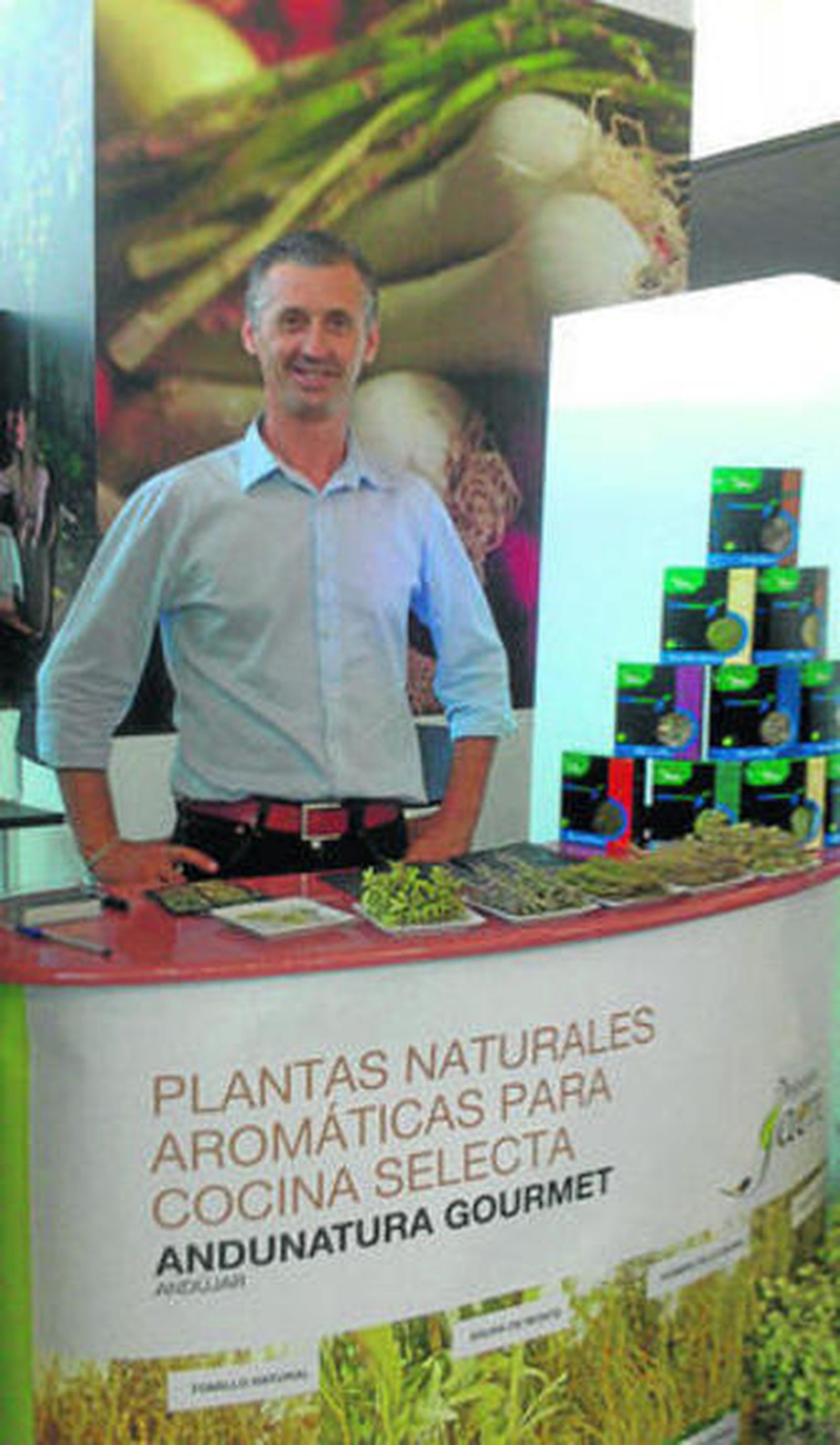 Juan Carrasco durante su asistencia a Andalucía Sabor.