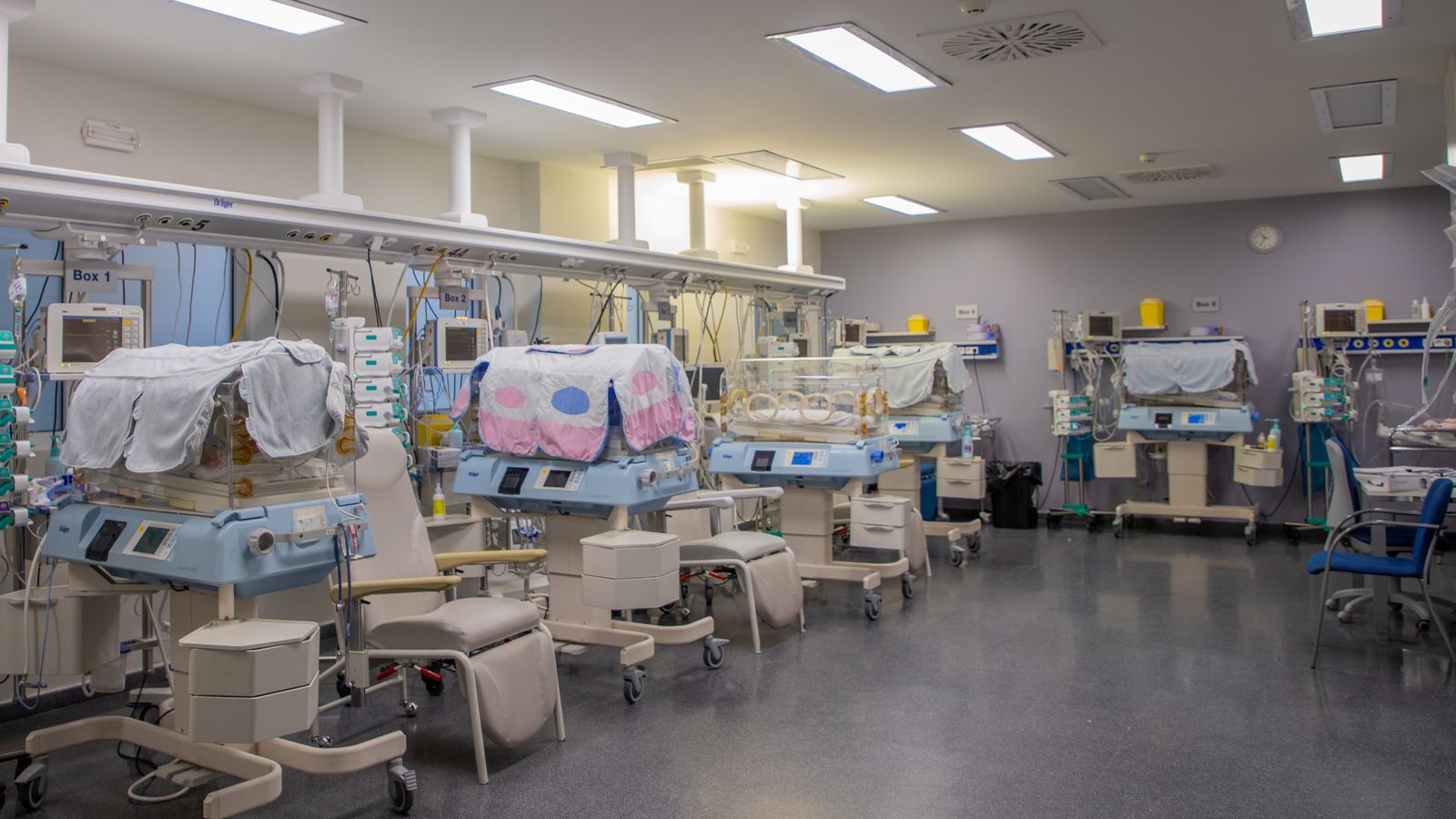 La Unidad de Neonatología del Hospital Viamed Santa Ángel de la Cruz.