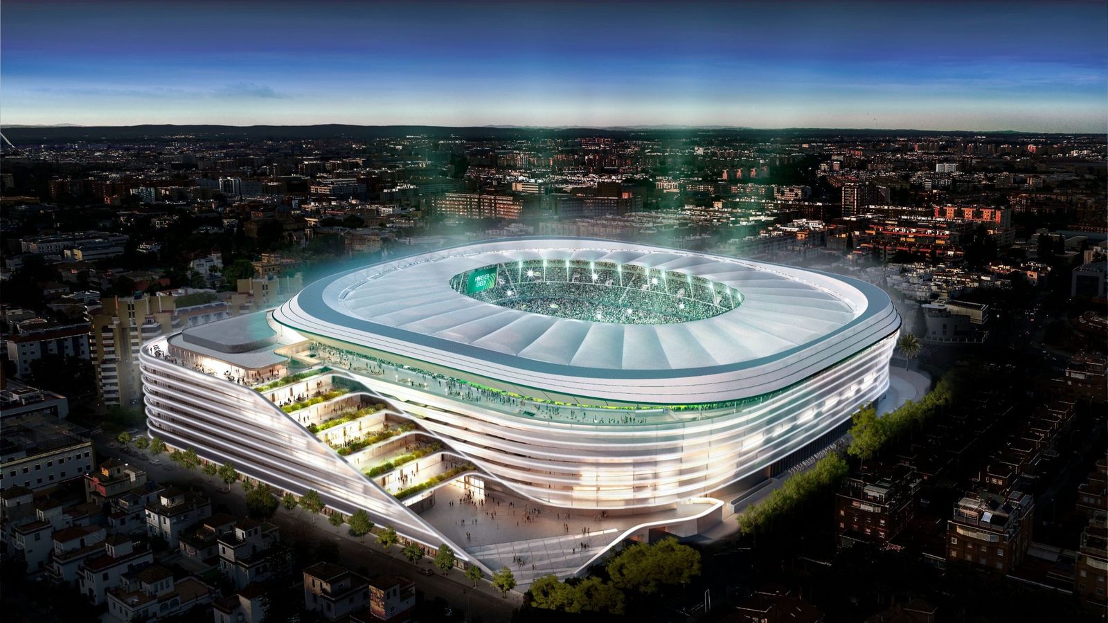 La maqueta del nuevo estadio Benito Villamarín
