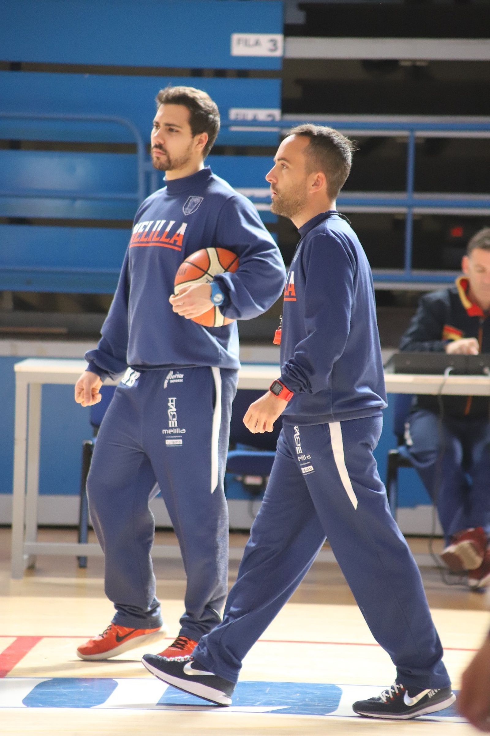 Eloy Ramírez, junto a Alejandro Alcoba.