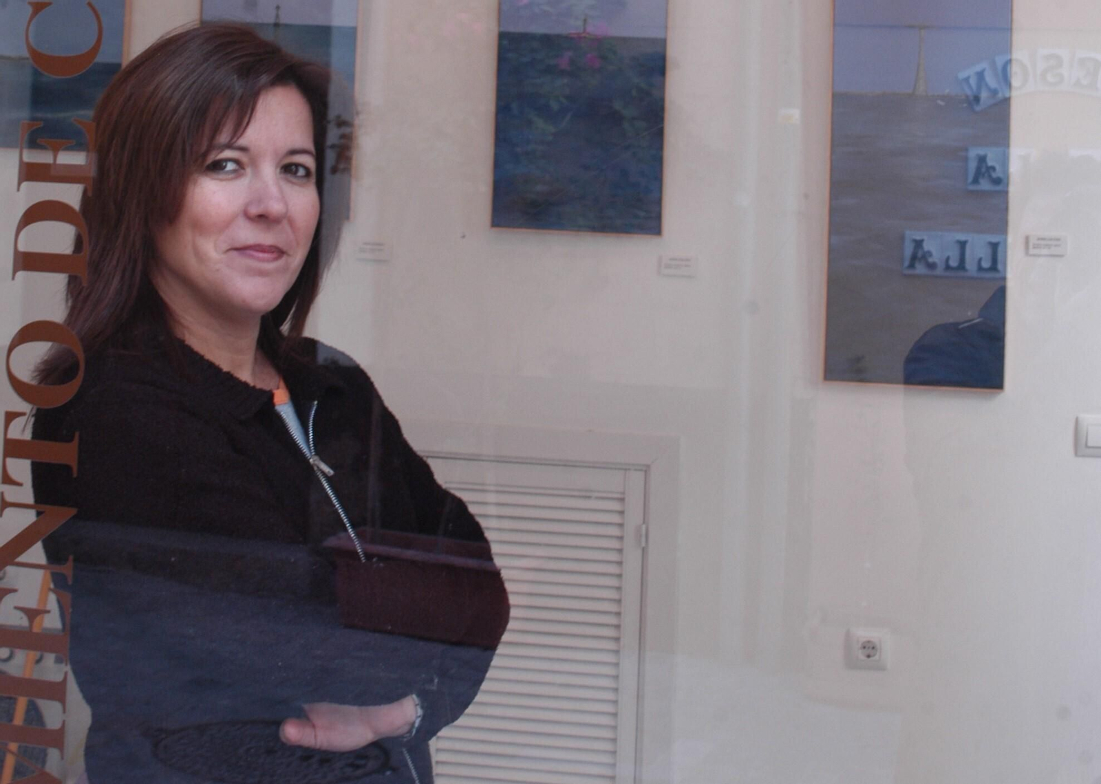 La artista plástica Enma Lápiz.