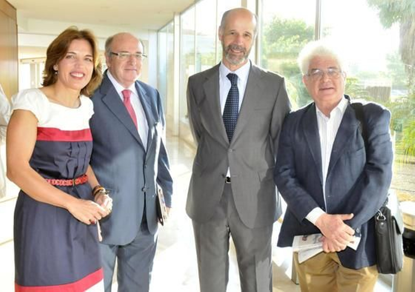 Victoria Herrera, Fernando Martínez Salcedo, José  Domínguez Abascal y Enrique Cerdá.

Foto: Juan Carlos Vázquez