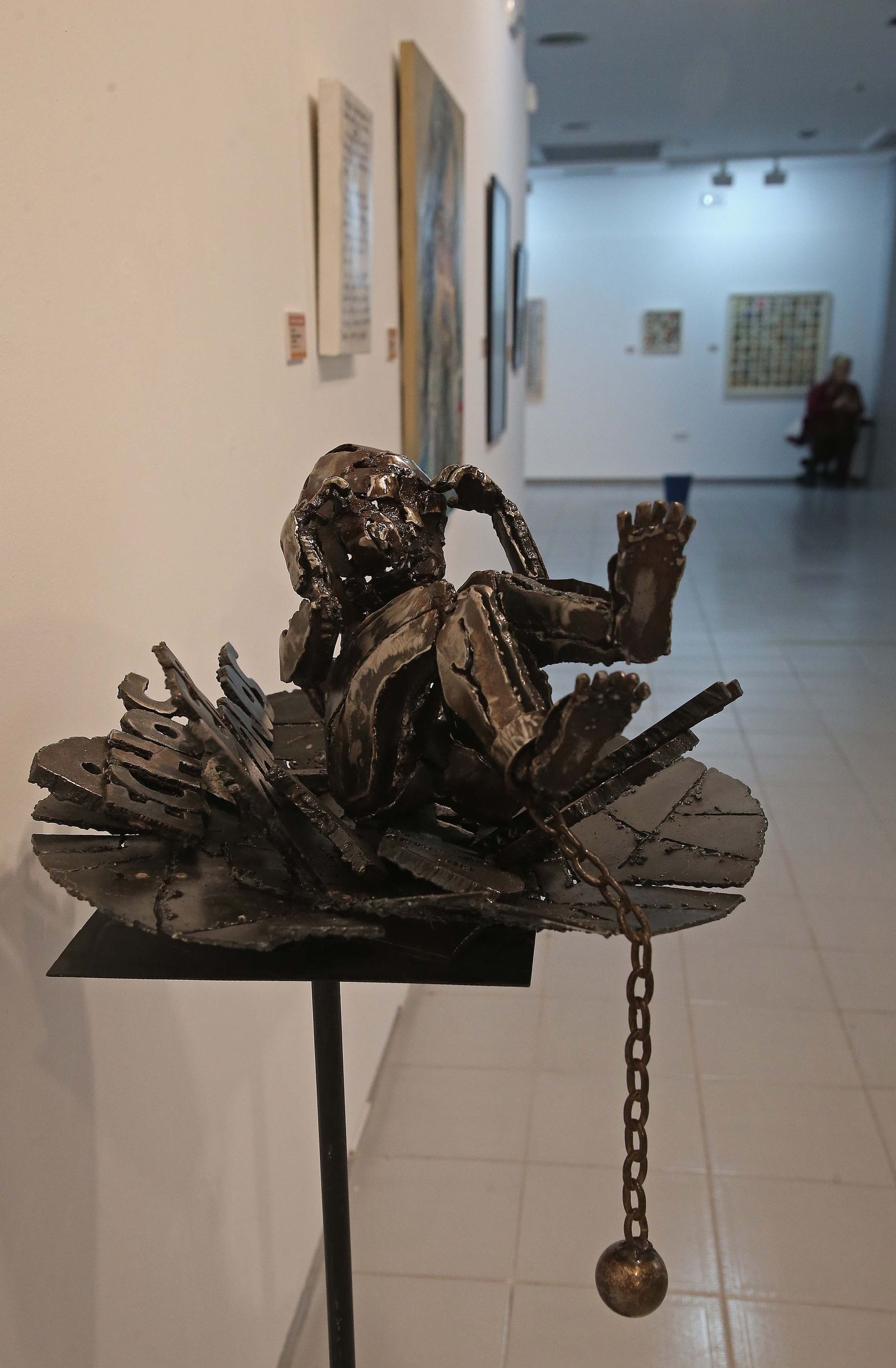 Fotos de la exposición colectiva 'Derechos Humanos' en Algeciras