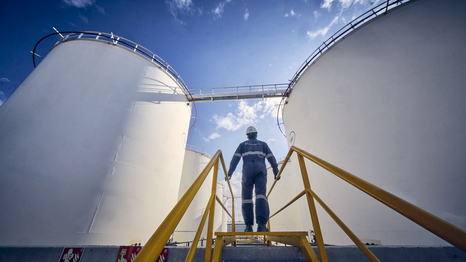 Instalaciones industriales en la Zona Franca