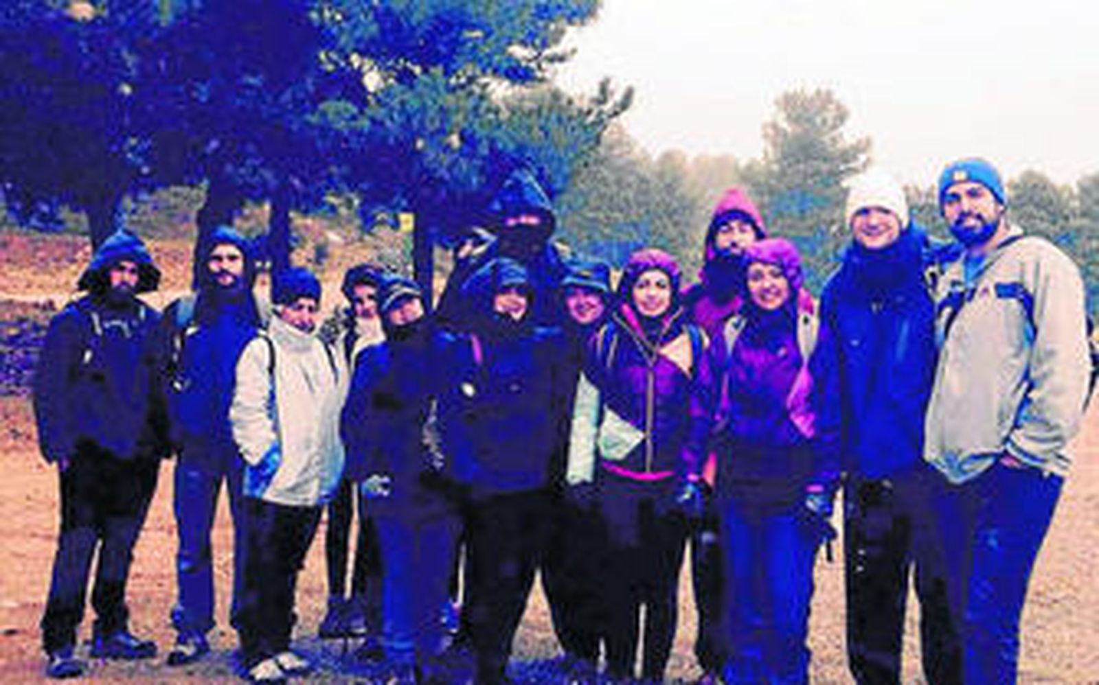 El grupo inmortalizó su excursión a Laujar de Andarax.