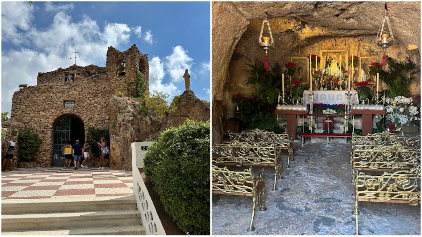 La Ermita de la Virgen de la Peña de Mijas.