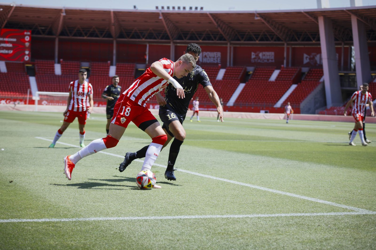 Imágenes del partido entre el Almería B y el Real Jaén