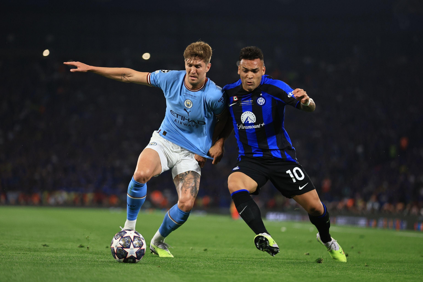 Las imágenes de la fina de la Champions entre el Manchester City y el Inter de Milán