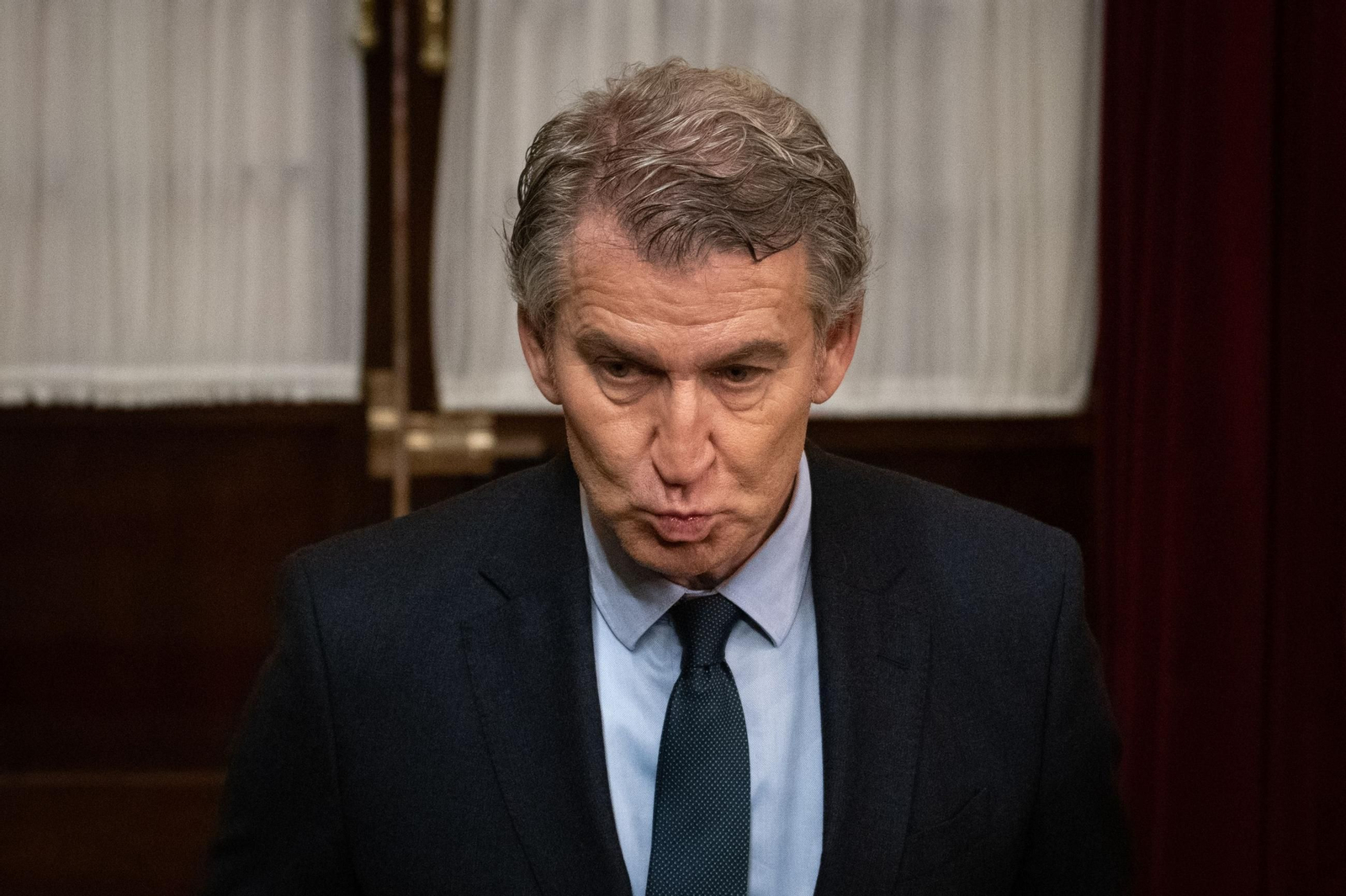 El presidente del PP, Alberto Núñez Feijóo.