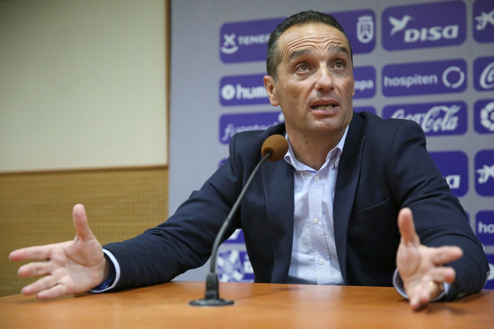 Oltra, ayer en su presentación.