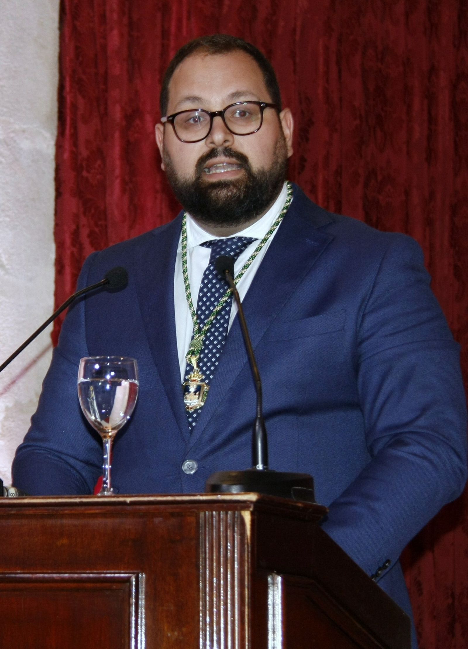Javier Bello durante su intervención en la Sesión de Investidura.