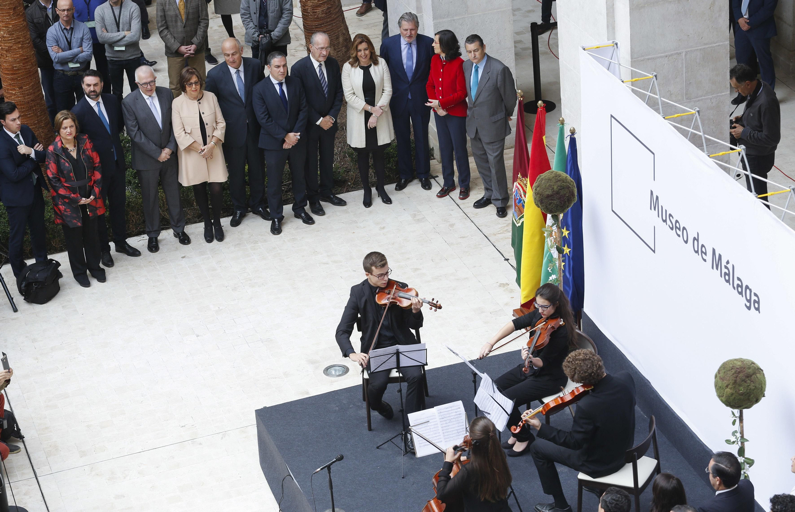 Inauguración del Museo de Málaga en La Aduana