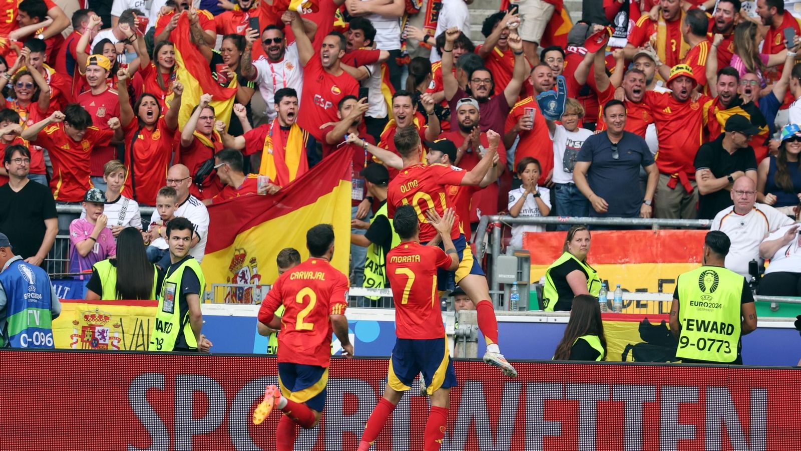 Las mejores fotos del España - Alemania