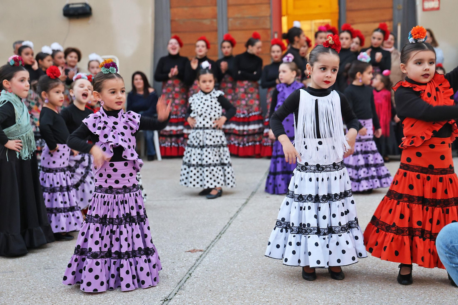 Imágenes del ambiente en la Zambomba Sor Eusebia