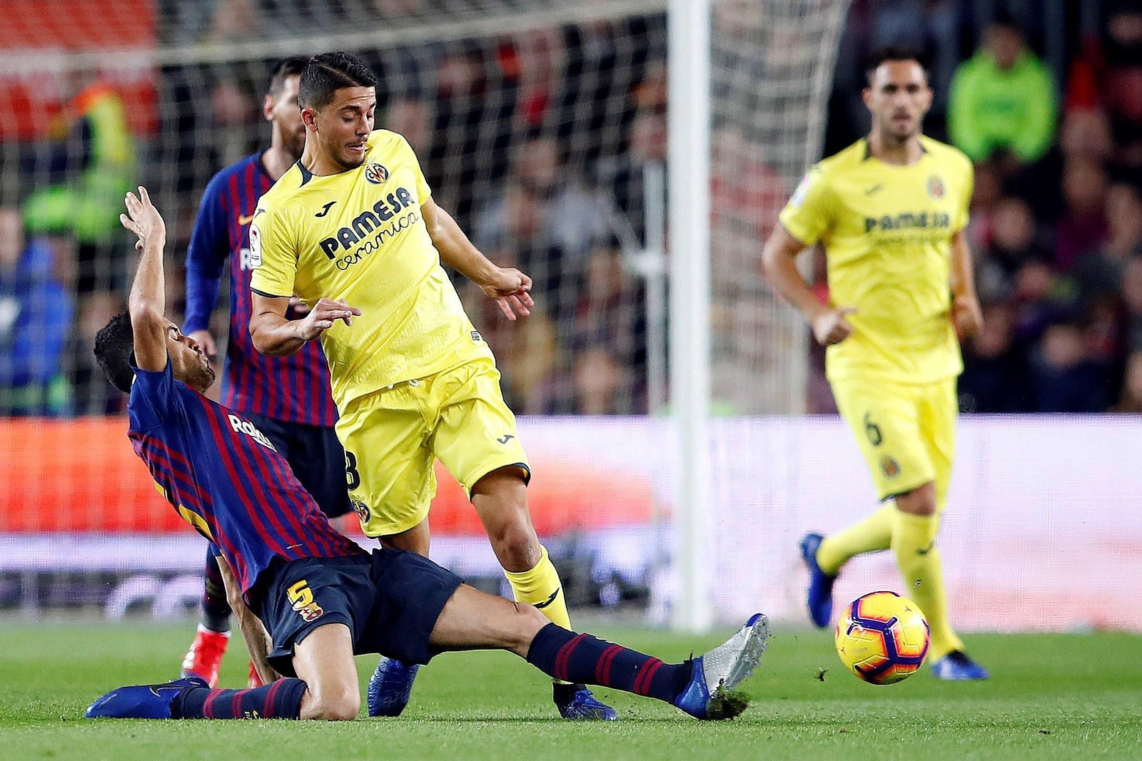 Las imágenes del Barcelona-Villarreal