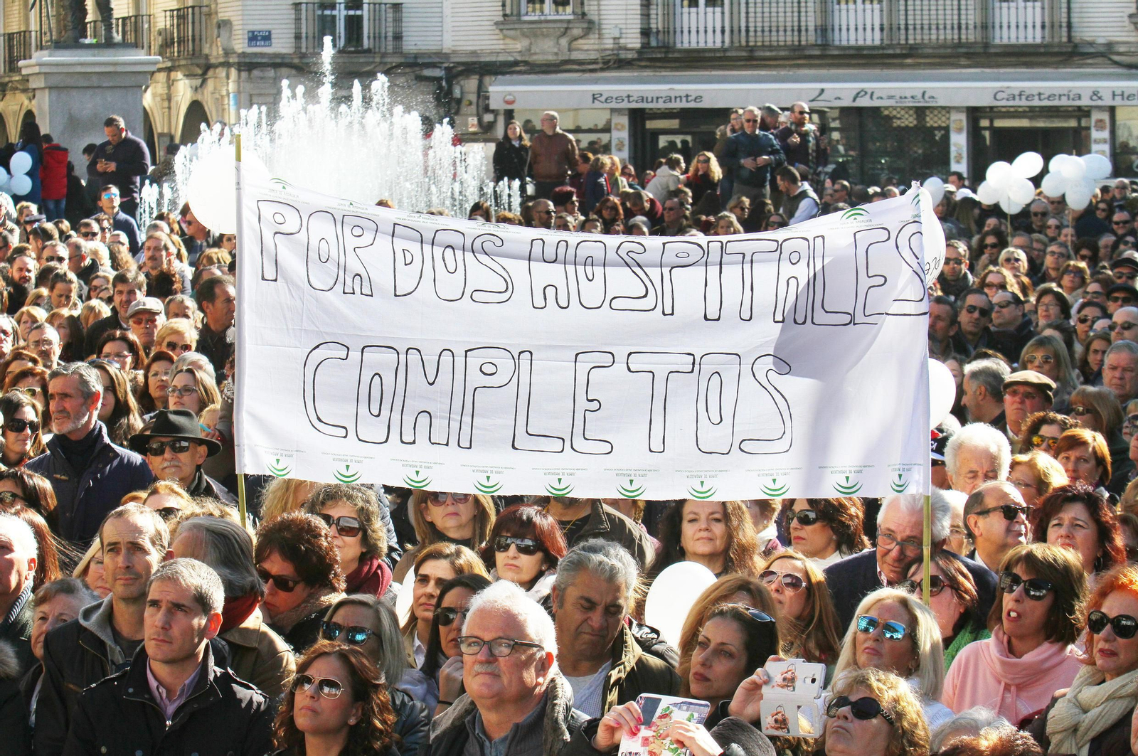La marea blanca, en Huelva