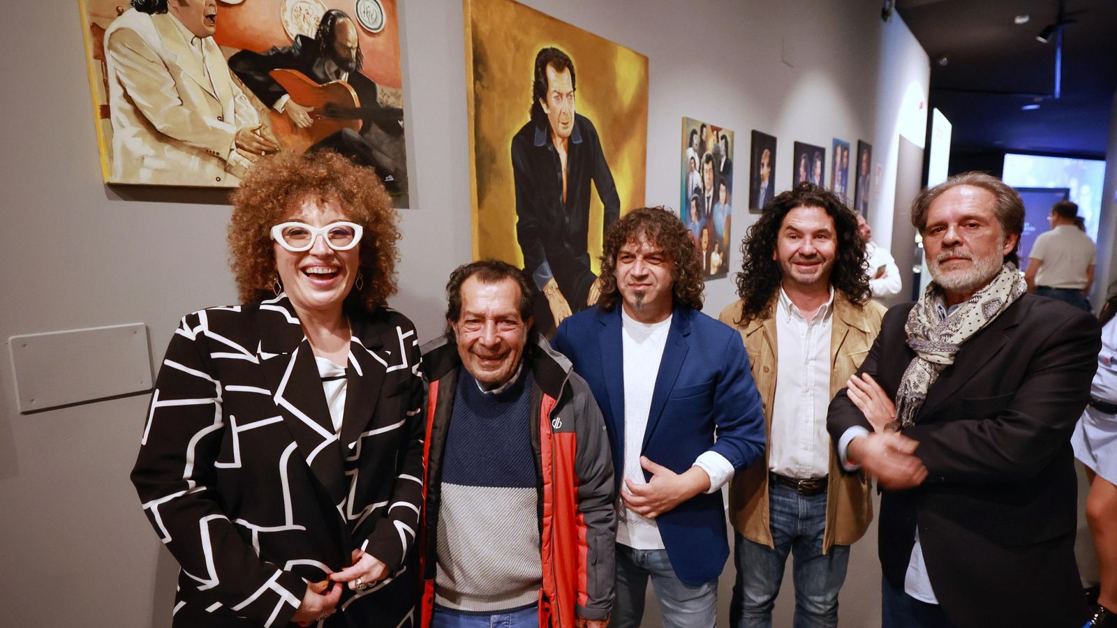 Pepa Pacheco, Juan Villar, Miguel Ángel Heredia, Mario González y Joaquín López Bustamante (de i.a d.). Pepa Pacheco, Juan Villar, Miguel Ángel Heredia, Mario González y Joaquín López Bustamante (de i.a d.).