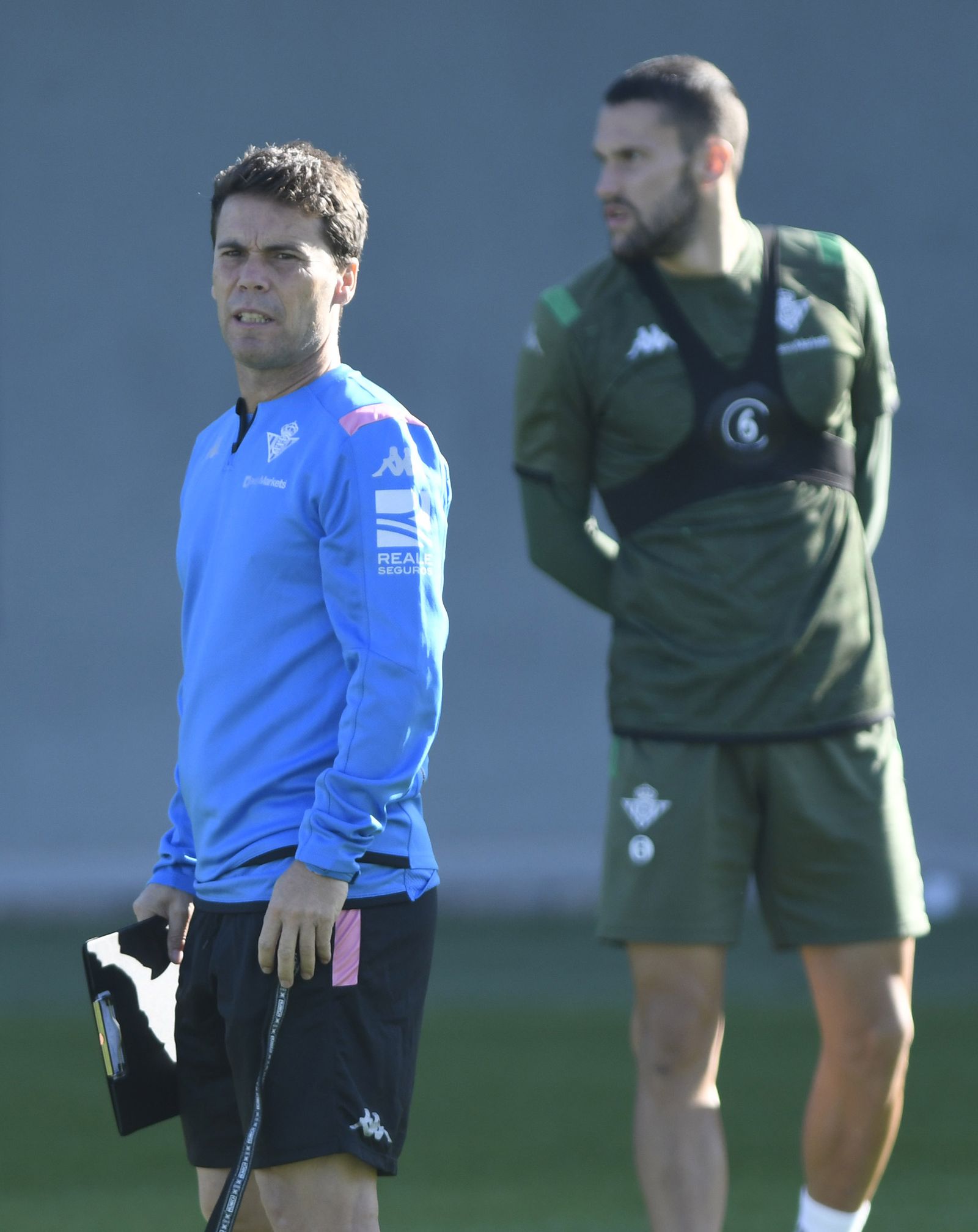 Rubi, en un momento del entrenamiento.