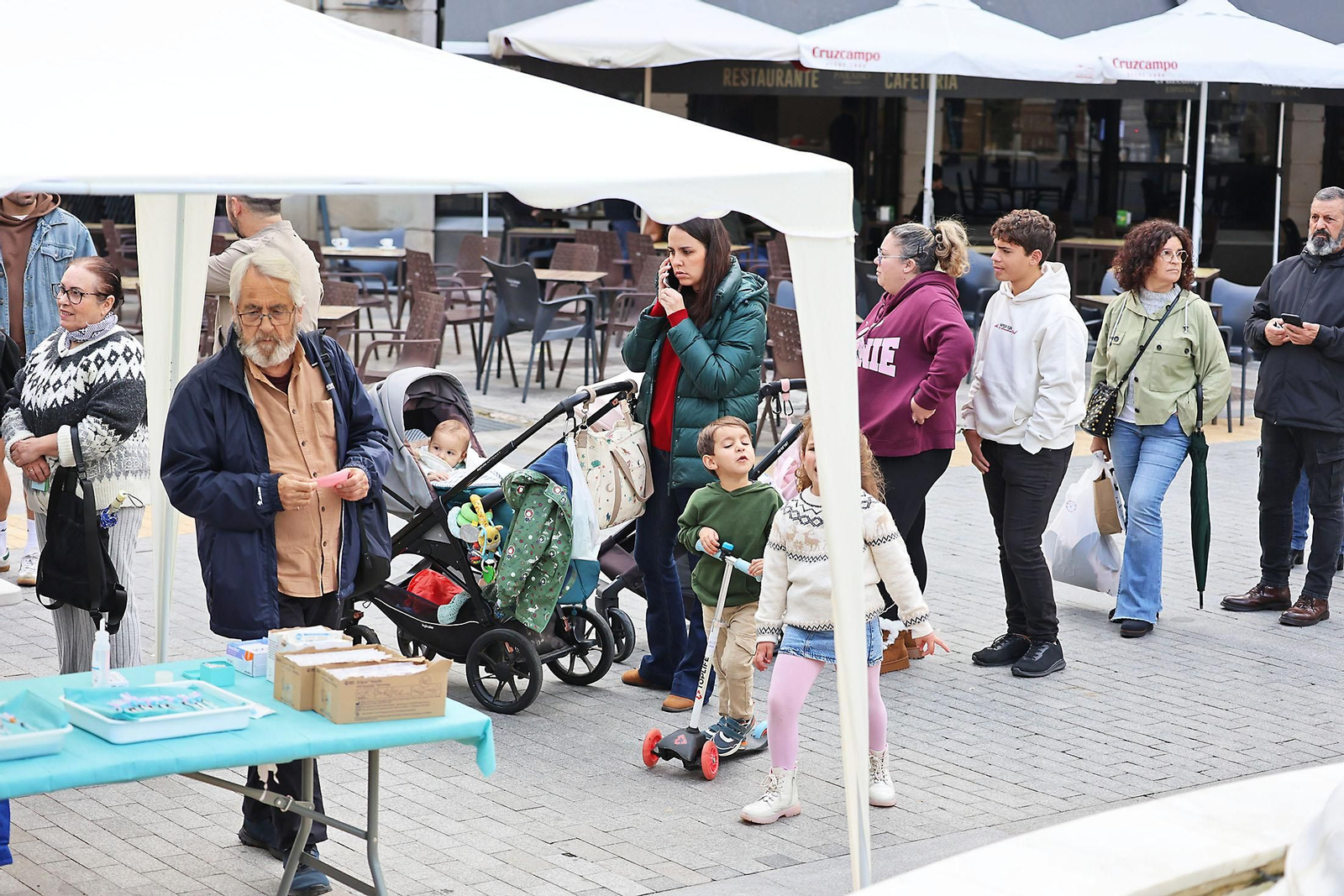 Imágenes de la jornada de vacunación sin cita frente a la gripe y el Covid-19