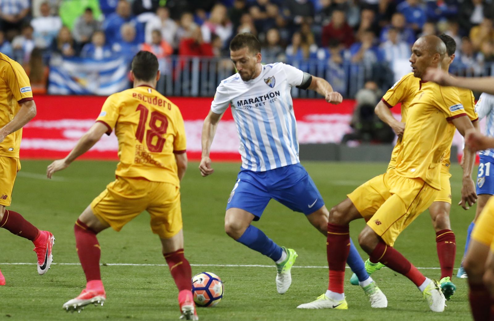 El Málaga-Sevilla, en imágenes