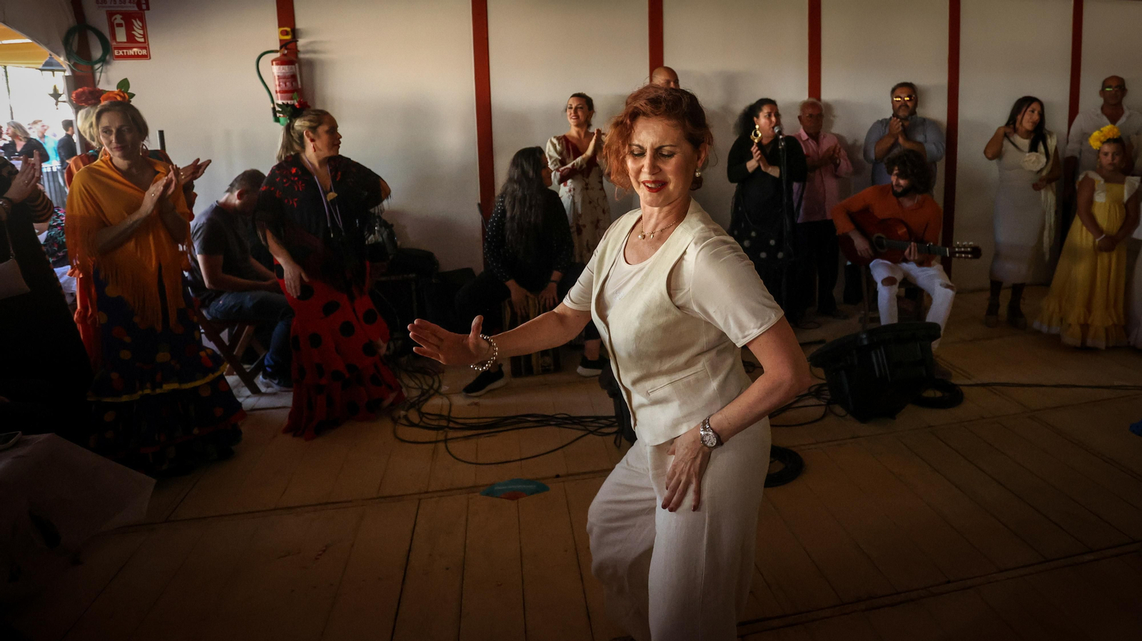 Imágenes del ambiente el lunes en la Feria de Jerez 2024