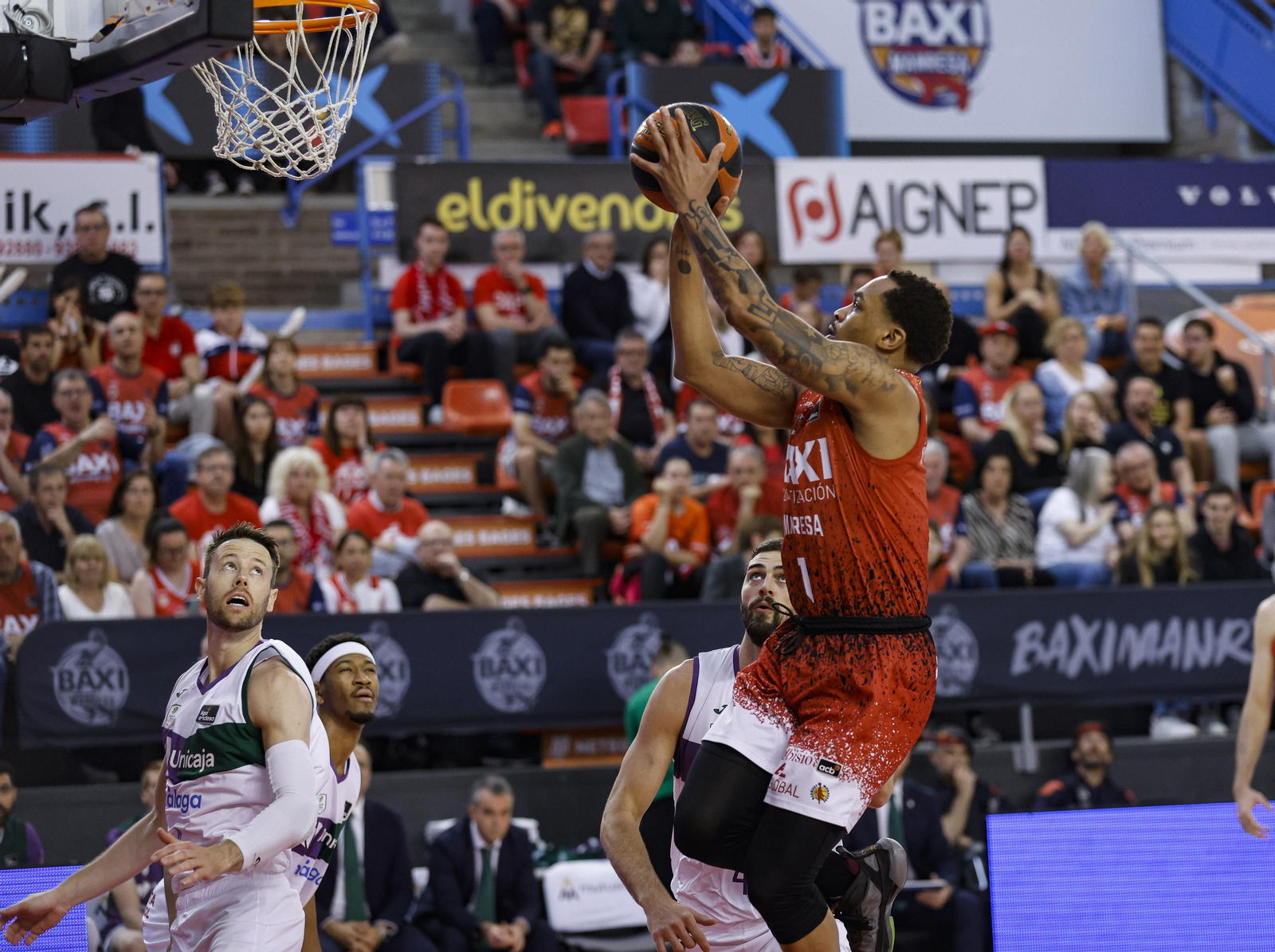 El Baxi Manresa - Unicaja, en fotos