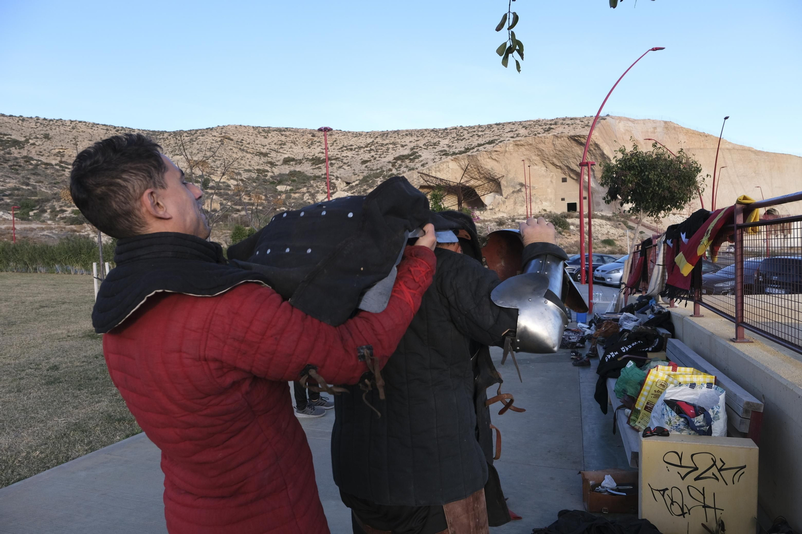 Fotogalería de los combates medievales en Almería
