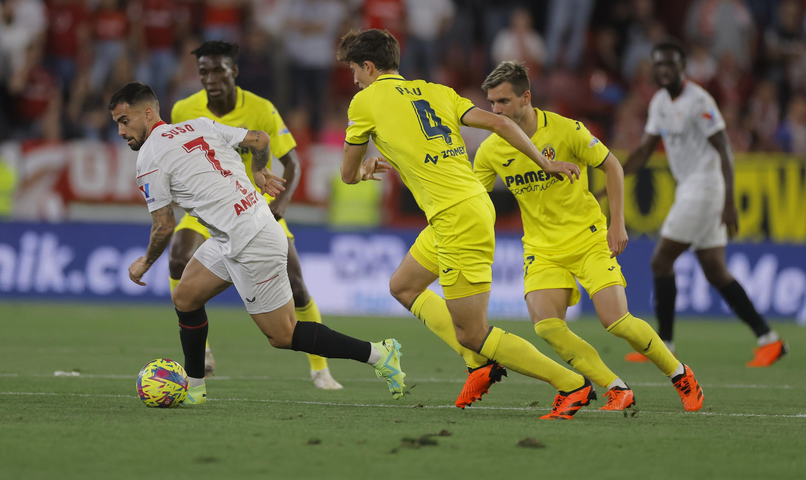 Las imágenes del Sevilla-Villarreal