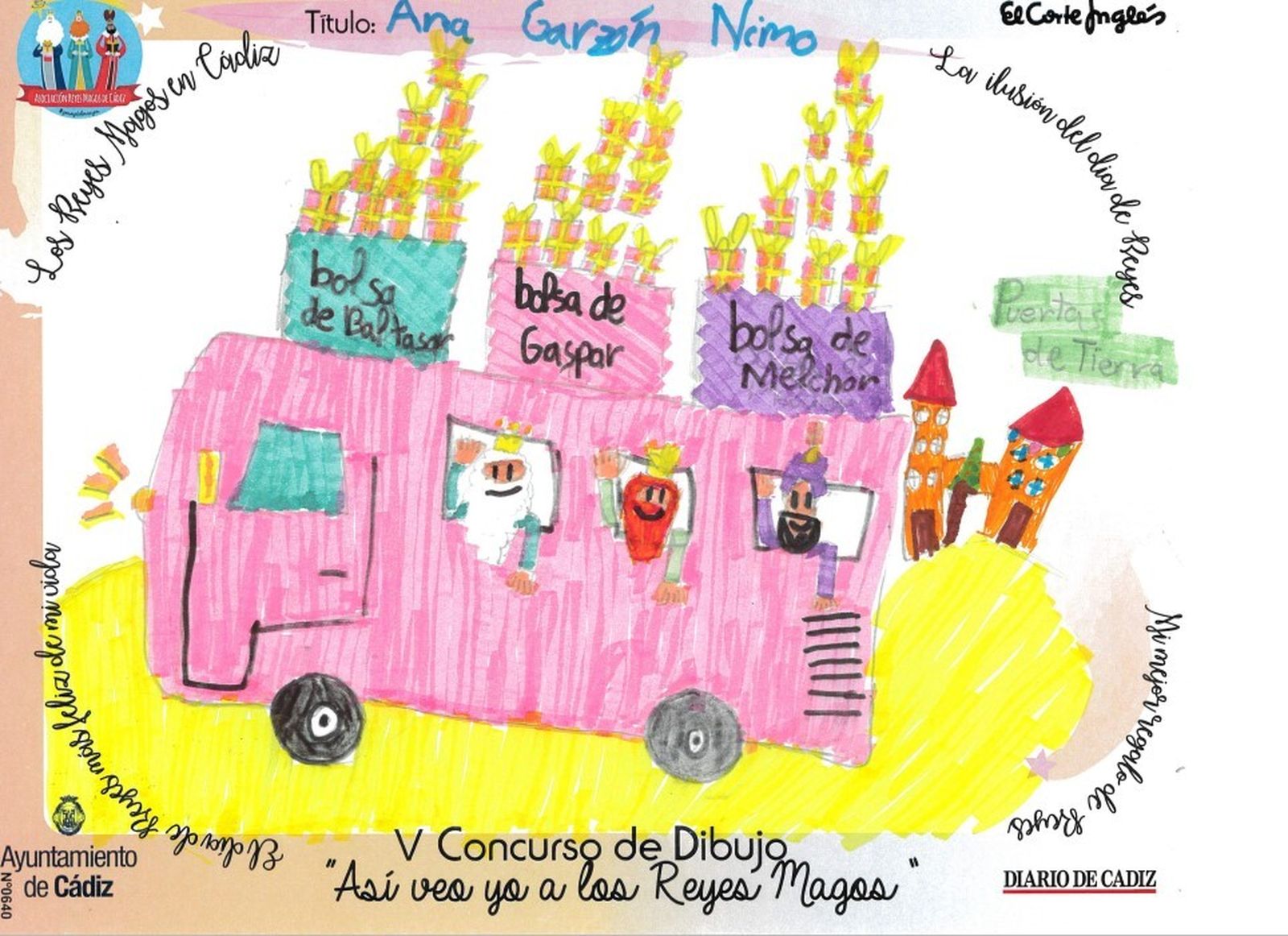 Los dibujos del concurso 'Así veo yo a los Reyes Magos'.